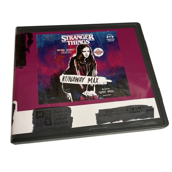 Stranger Things: Runaway Max by Brenna Yovanoff, Audiobook CD, Ex-Library - Picture 1 of 4